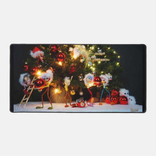 Alfrombrillas De Escritorio Een zoekplaatje met diverse Kerst optuig Fubby's. (Anverso)