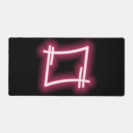 Alfrombrillas De Escritorio Efecto Rosa brillante sobre negro