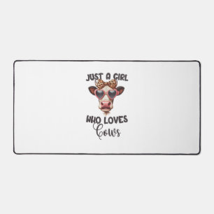 Alfrombrillas De Escritorio El Amante De Las Vacas Es Sólo Un Chica Que Ama La