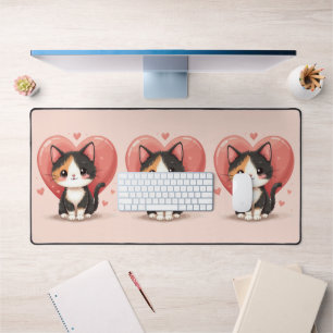Alfrombrillas De Escritorio El arte de Kawaii Valentine es un buen gato de Cal
