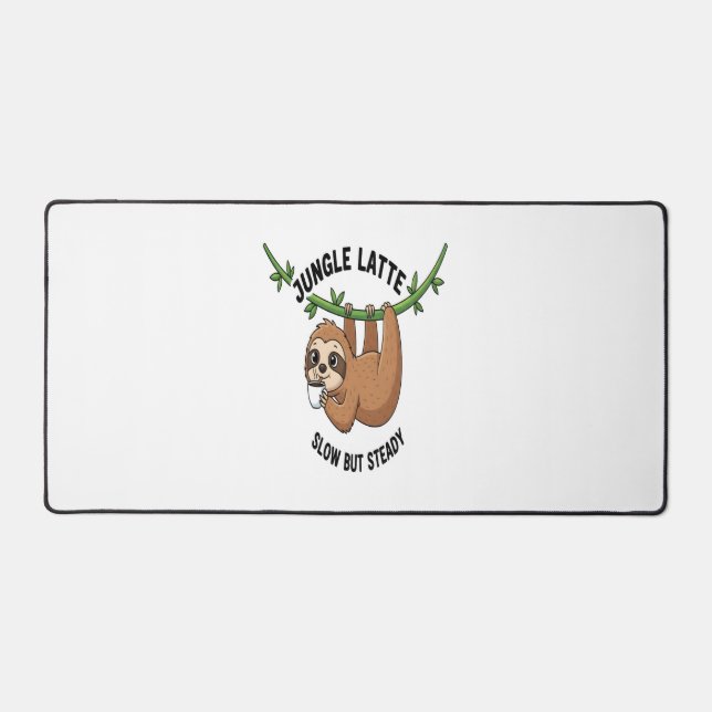 Alfrombrillas De Escritorio El café matutino de Sloth (Anverso)