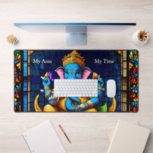 Alfrombrillas De Escritorio El Dios del elefante azul de Ganesh