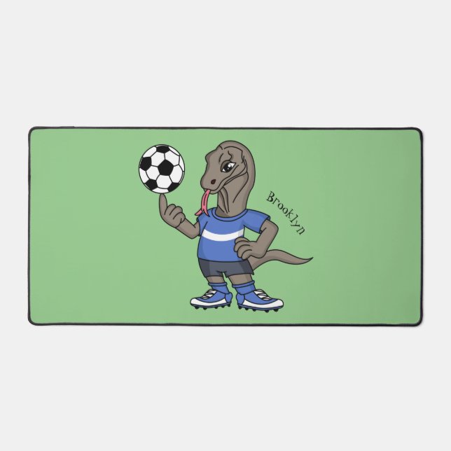 Alfrombrillas De Escritorio El gracioso personalizado de fútbol del dragón Kom (Anverso)
