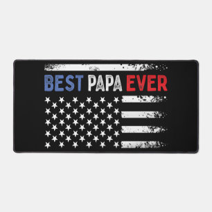 Alfrombrillas De Escritorio El mejor papá del día del padre con la bandera est