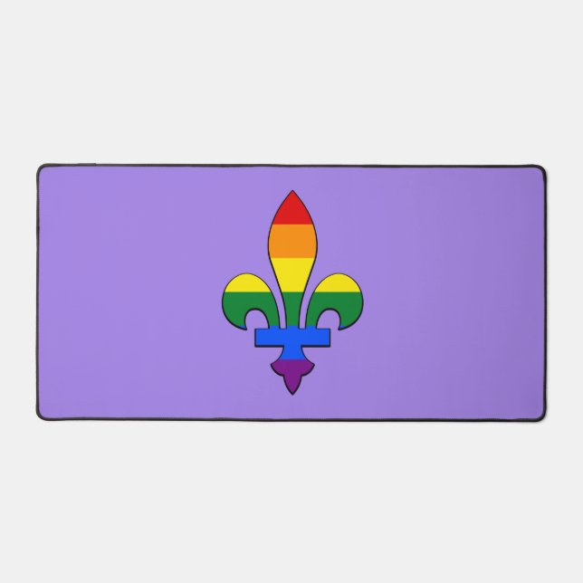 Alfrombrillas De Escritorio El orgullo LGBT fleur-de-lis (Anverso)