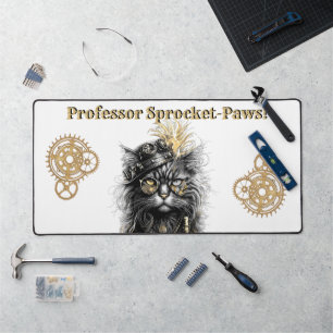 Alfrombrillas De Escritorio El profesor Sproket-Paws El Gato Funky Steampunk