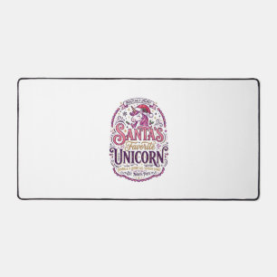Alfrombrillas De Escritorio El Unicornio Favorito de Santa Unicornio