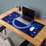Alfrombrillas De Escritorio Electric Blue Circuit Board Desk Mat for Tech Fans<br><div class="desc">Upgrade your workspace with this electric blue circuit board desk mat that blends tech style and practical comfort. Designed for smooth mouse movement and long‑lasting durability,  it brings a vibrant energy to any desk setup. Ideal for gamers,  coders,  and tech lovers who want bold flair with everyday usability.</div>