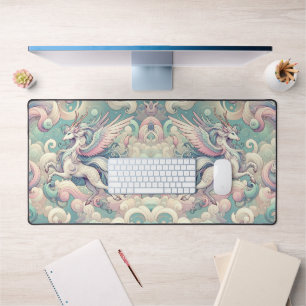 Alfrombrillas De Escritorio Elegancia mística: los susurros del Pastel Kirin