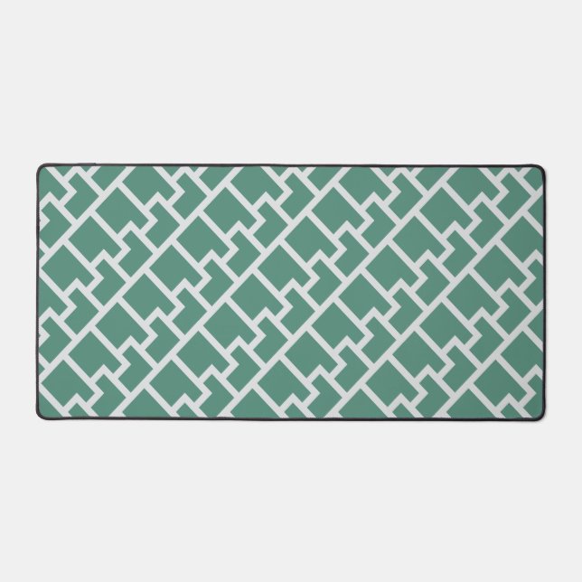 Alfrombrillas De Escritorio Elegant Sage Green Geometric Pattern (Anverso)
