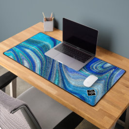 Alfrombrillas De Escritorio Elegante Aquamarine Paua Rainbow Shell inspirado