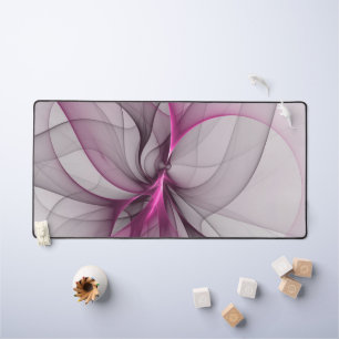 Alfrombrillas De Escritorio Elegante Caos Moderno Arte Abstracto Fractal Rosa