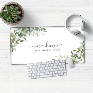 Alfrombrillas De Escritorio Elegante Eucalyptus Greenery Personalizado
