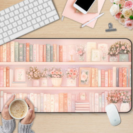 Alfrombrillas De Escritorio Elegante Floral Girly Bookish