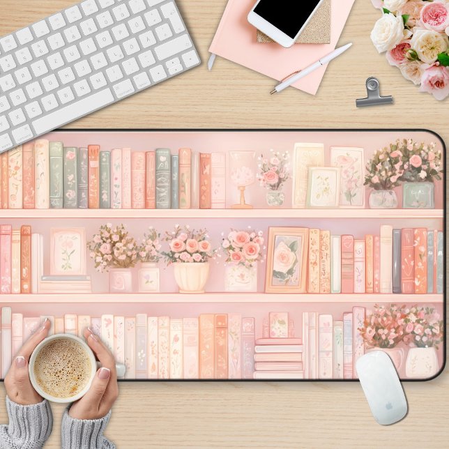 Alfrombrillas De Escritorio Elegante Floral Girly Bookish (Subido por el creador)