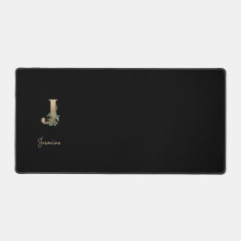 Alfrombrillas De Escritorio Elegante Letra botánica monograma J