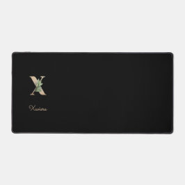 Alfrombrillas De Escritorio Elegante Letra botánica monograma X