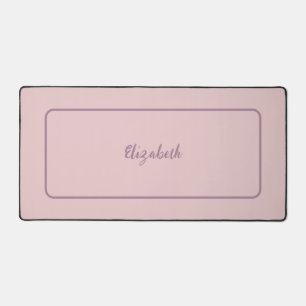 Alfrombrillas De Escritorio Elegante Rosa polvoriento rosa personalizado
