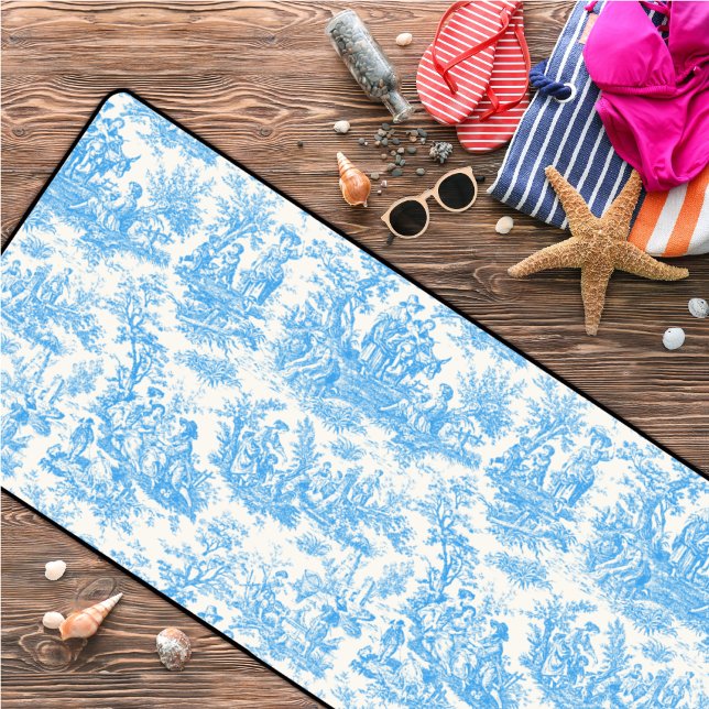 Alfrombrillas De Escritorio Elegante tela azul de jouy (Subido por el creador)