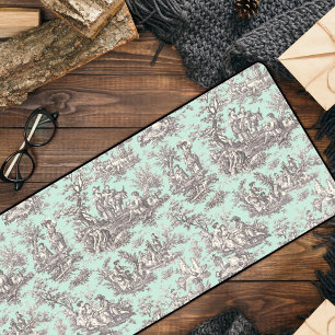 Alfrombrillas De Escritorio Elegante tela de jouy