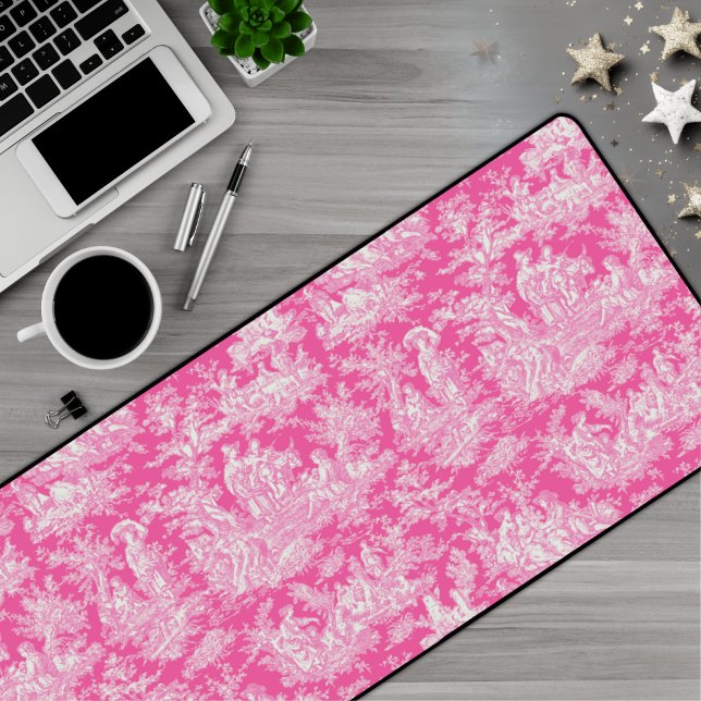 Alfrombrillas De Escritorio Elegante toile rosa caliente de jouy (Subido por el creador)