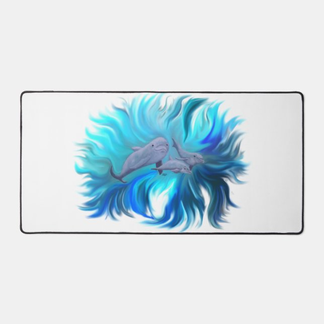 Alfrombrillas De Escritorio En la escuela de delfines (Anverso)