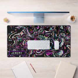 Alfrombrillas De Escritorio Energía hipnótica de Swirl en la alfombra de mesa