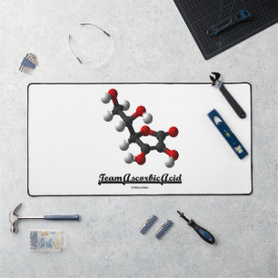 Alfrombrillas De Escritorio Equipo Ácido Ascórbico (Molécula Química Vitamina 