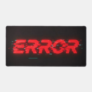 Alfrombrillas De Escritorio "ERROR" Alfombra de escritorio estética Glitch ext