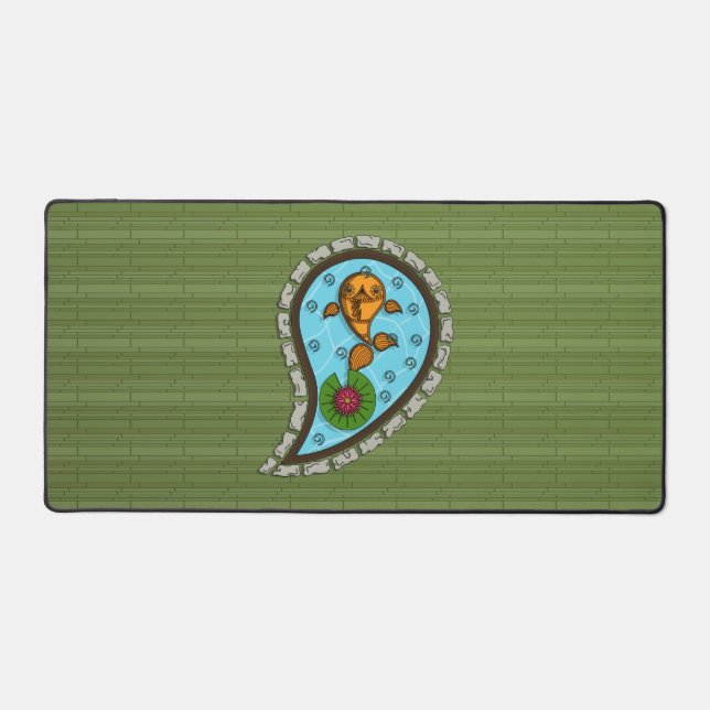 Alfrombrillas De Escritorio Escala el pez dorado (Anverso)