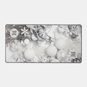 Alfrombrillas De Escritorio Escritorio de Navidades blancos Mat Mouse Pad