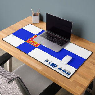 Alfrombrillas De Escritorio Escudo de armas de la bandera de Finlandia
