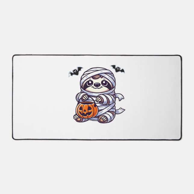 Alfrombrillas De Escritorio Eslogan Halloween Mamis Niños Mujeres Hombres Clás (Anverso)