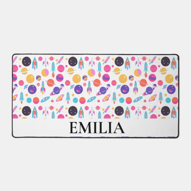 Alfrombrillas De Escritorio Espacio generado por IA retro (Anverso)