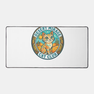 Alfrombrillas De Escritorio Espejismo del desierto Gato Idea de regalo para ma
