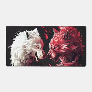 Alfrombrillas De Escritorio Espíritu Animal Fantasía Lobo Sombra Luz