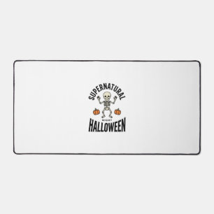 Alfrombrillas De Escritorio Esqueleto de Halloween Sobrenatural Divertido Vint
