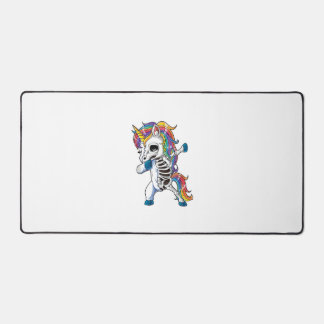 Alfrombrillas De Escritorio Esqueleto de Unicornio Dabbing Regalos de Hallowee