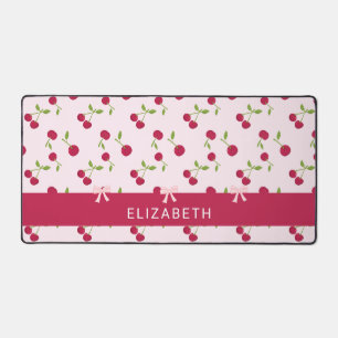 Alfrombrillas De Escritorio Estampado de cereza lindo personalizado Coquette r