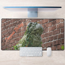 Alfrombrillas De Escritorio Estatua del bulldog Savannah GA Fotografía