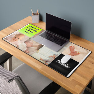 Alfrombrillas De Escritorio Estera de escritorio personalizada con su foto y n