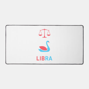 Alfrombrillas De Escritorio Estético Minimalista Pastel Cisne Libra Zodiaco