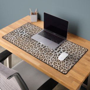 Alfrombrillas De Escritorio Estilo elegante estampa de animal de piel de leopa