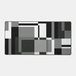Alfrombrillas De Escritorio Estilo Mondrítico Negro Y Blanco Resumen Geométric