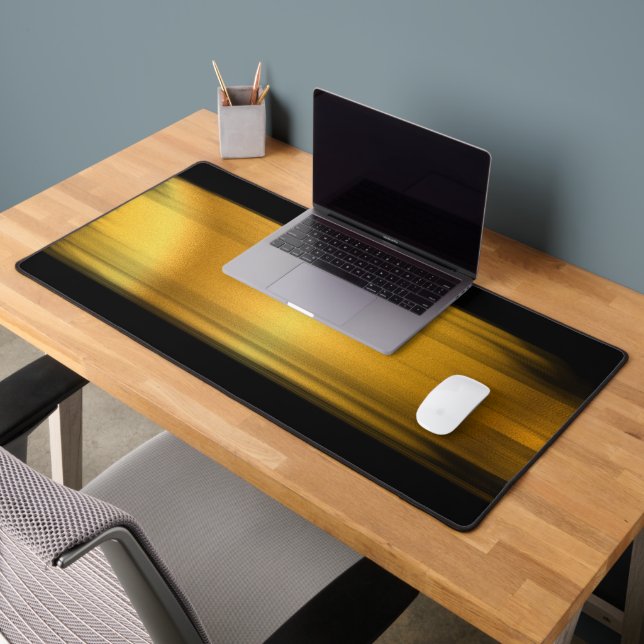 Alfrombrillas De Escritorio Estilo Tech Oro Negro Premium (Oficina 2)