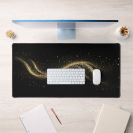Alfrombrillas De Escritorio Estilo Tech Oro Negro Premium