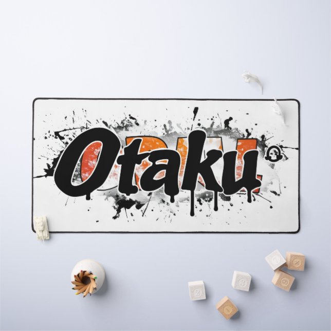Alfrombrillas De Escritorio Estilo urbano del eslogan de Otaku (Mesa para niños)