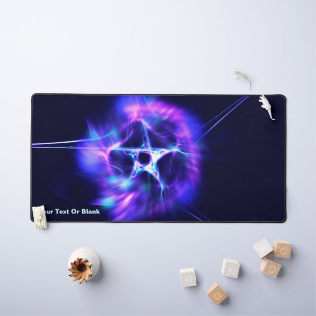 Alfrombrillas De Escritorio Estrella brillante Fractal (Mesa para niños)