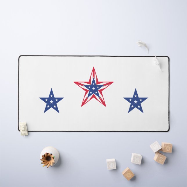 Alfrombrillas De Escritorio Estrella de la libertad (horizontal) (Mesa para niños)