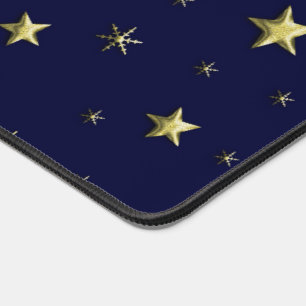 Alfrombrillas De Escritorio Estrellas de Navidades dorados en el cielo azul